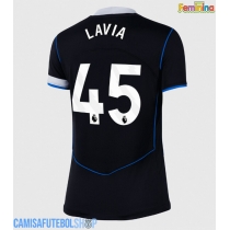 Camisa de time de futebol Chelsea Romeo Lavia #45 Replicas 3º Equipamento Feminina 2025-26 Manga Curta